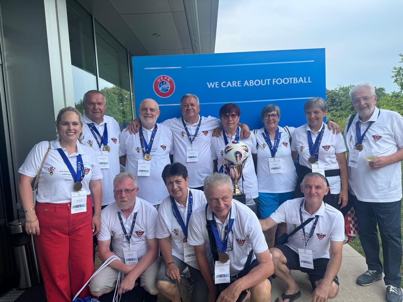 Hrvatska delegacija u sjedištu UEFA-e